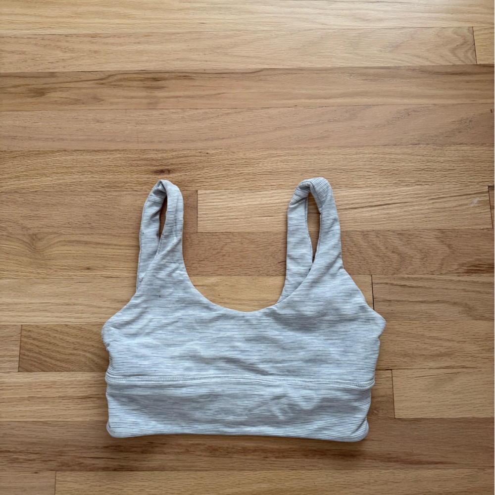 Lululemon Heather Gray Sports Bra
